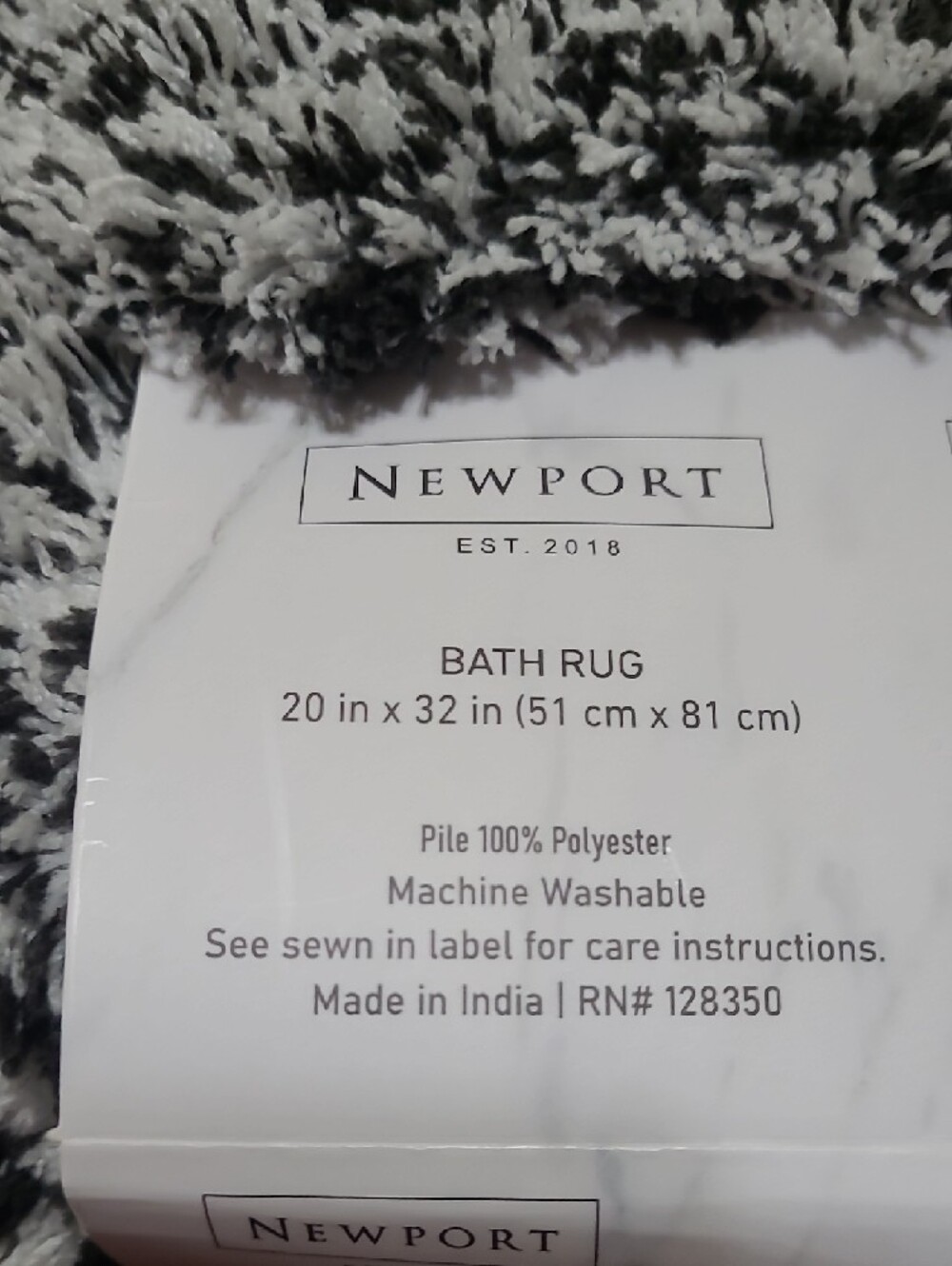 Newport Bath Rug - Picture 3 of 7